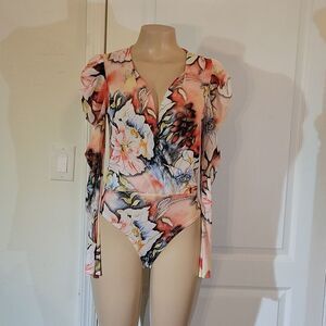 DAY G WOMEN"S MULTICOLOR LONG SLEEVES BODYSUIT